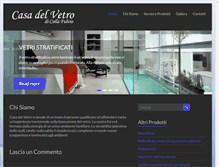 Tablet Screenshot of casadelvetro.com